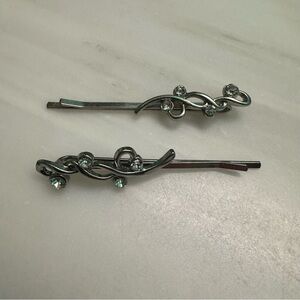 Hair Pins with Rhinestones - Free with Purchase